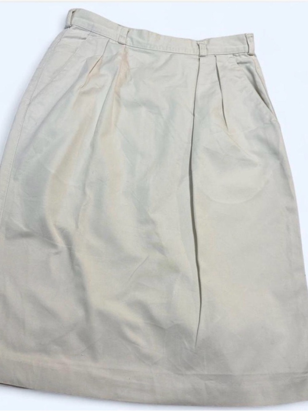Vintage Banana Republic Pleated Cotton Skirt